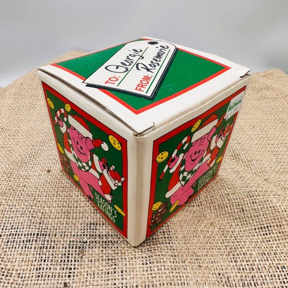 Merry Christmas Pig - Seasons Eatings - Prefect gift for Vegans / Vegitarians - Picture 5 of 8